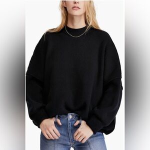 NWT! Free People Easy Street Tunic in Black